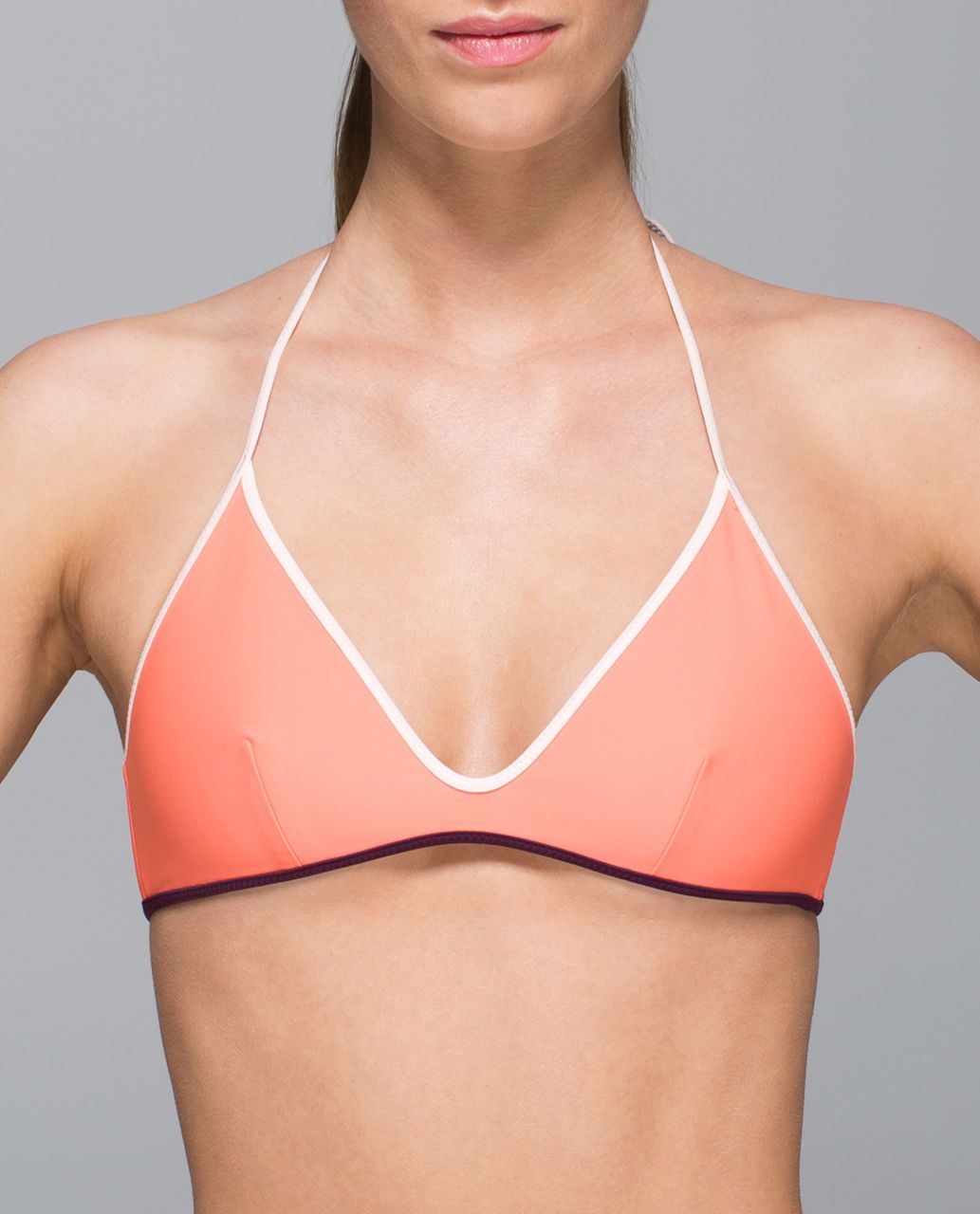 Lululemon Water:  Surf To Sand Tie Top - Plum Peach / Butter Pink / Lemon Lime