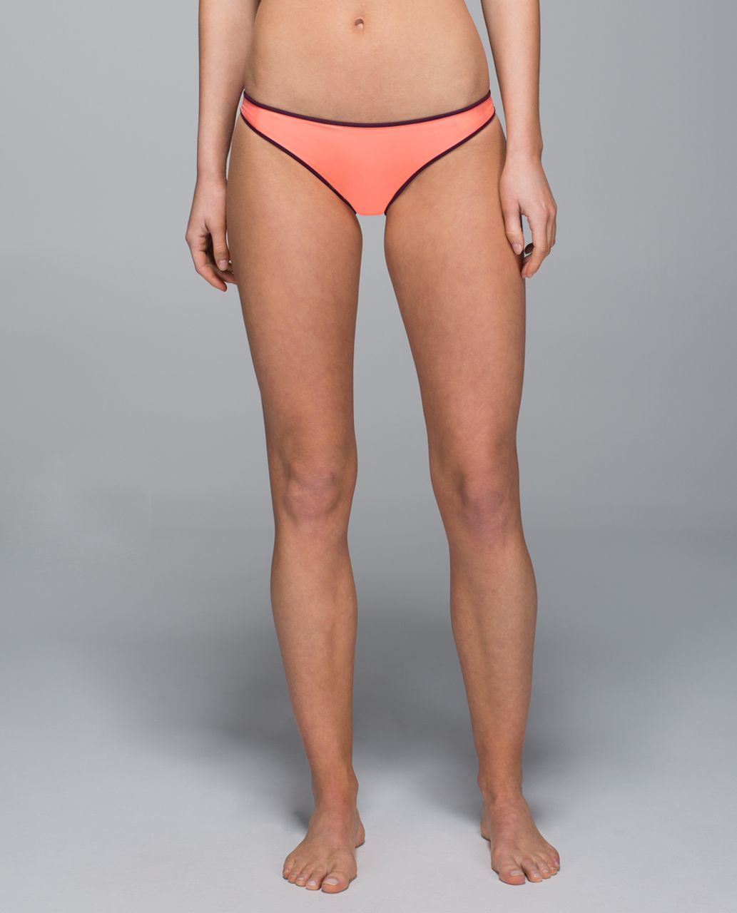 Lululemon Water:  Surf To Sand Bikini - Plum Peach / Plum / Lemon Lime