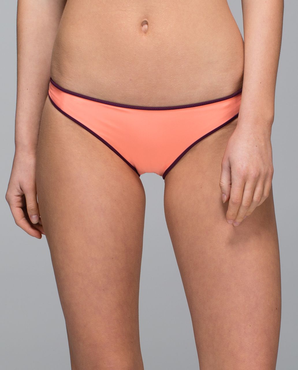 Lululemon Water:  Surf To Sand Bikini - Plum Peach / Plum / Lemon Lime