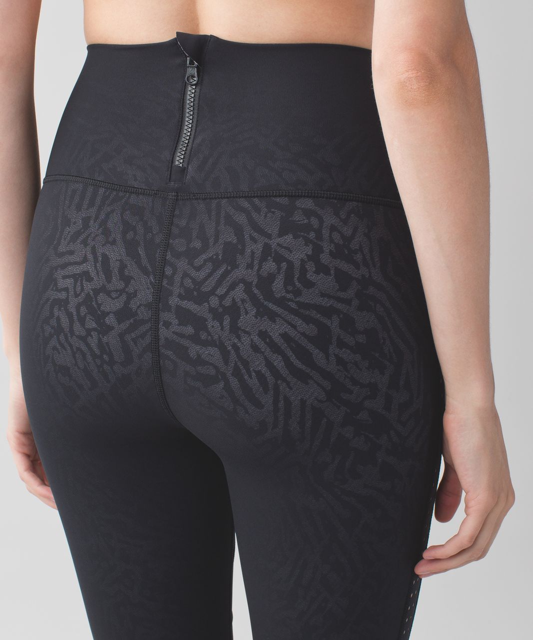 Lululemon Water:  Paddle Tight - Black / Brushed Animal Black White