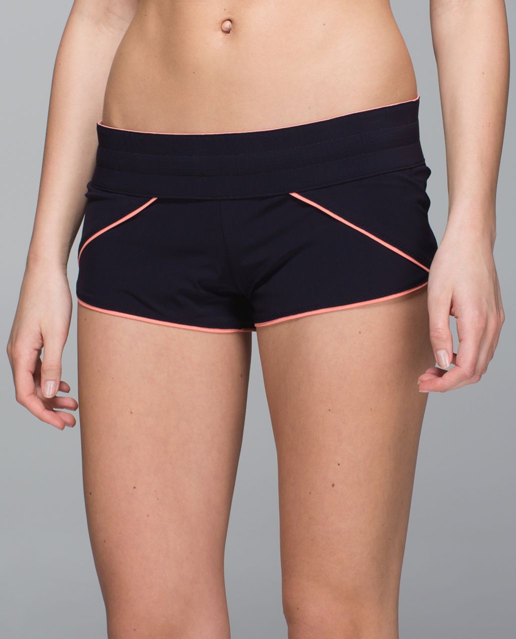 Lululemon Water:  Surf Short - Plum Peach / Naval Blue