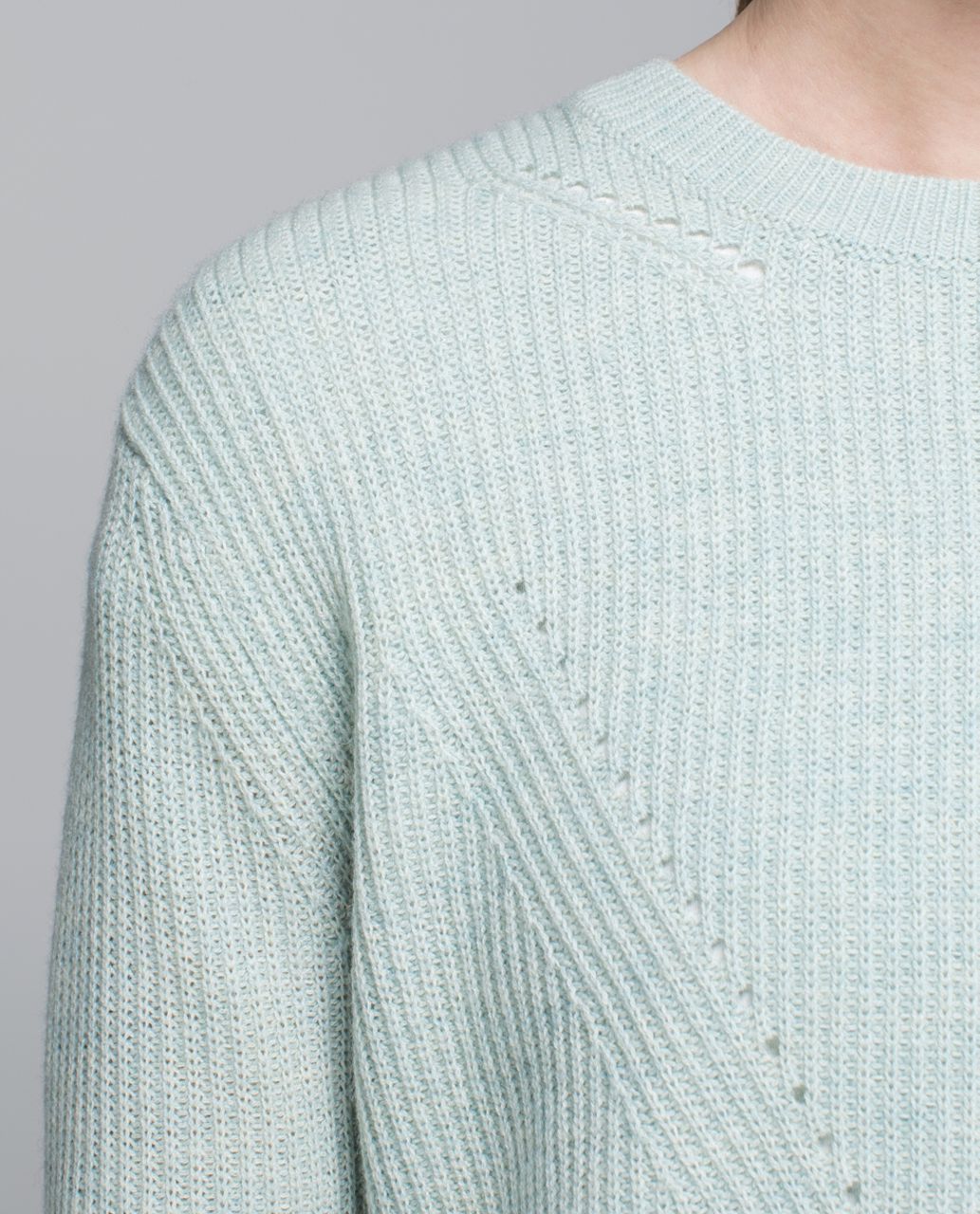 Lululemon Seva Sweater - Heathered Minty Grey