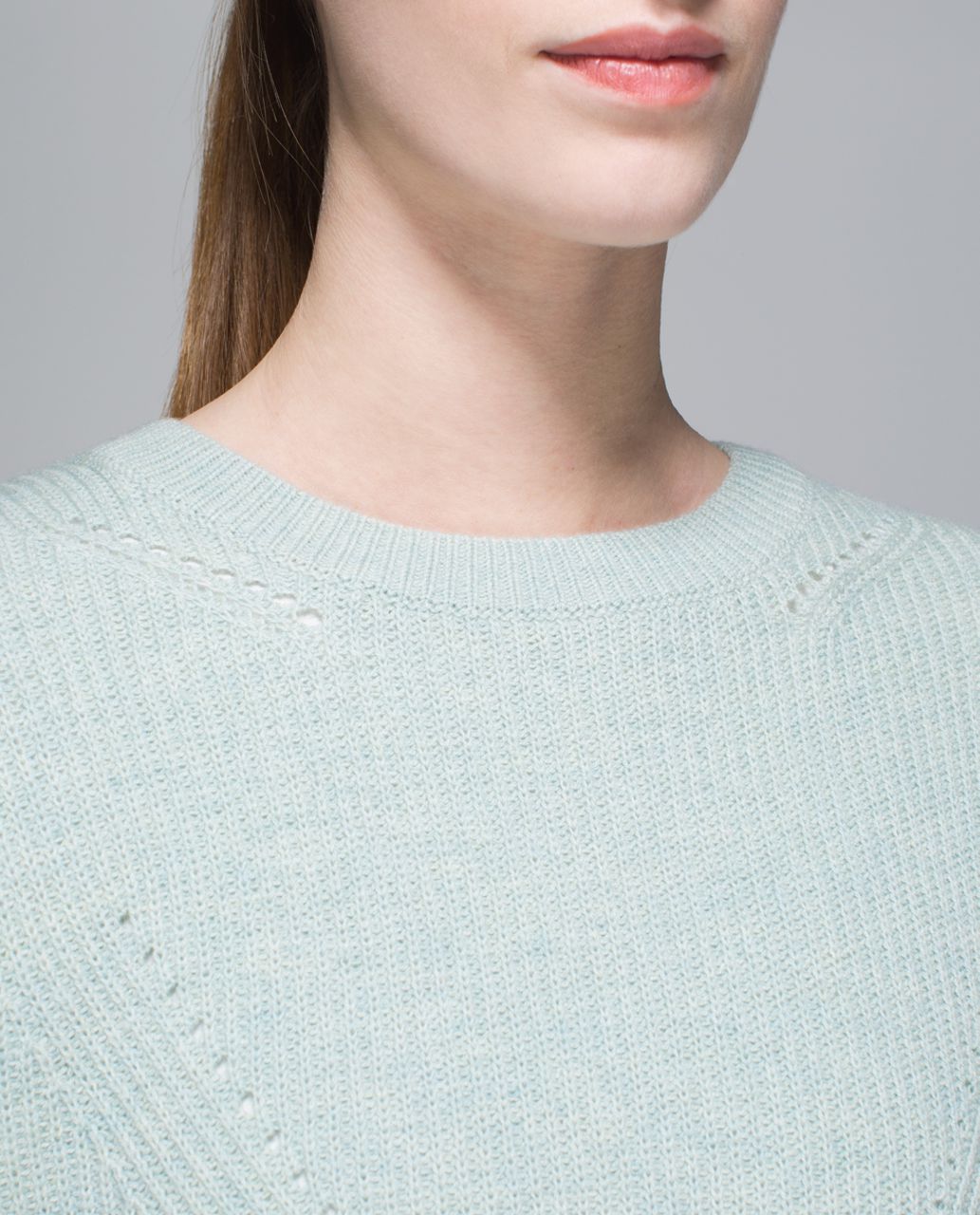 Lululemon Seva Sweater - Heathered Minty Grey