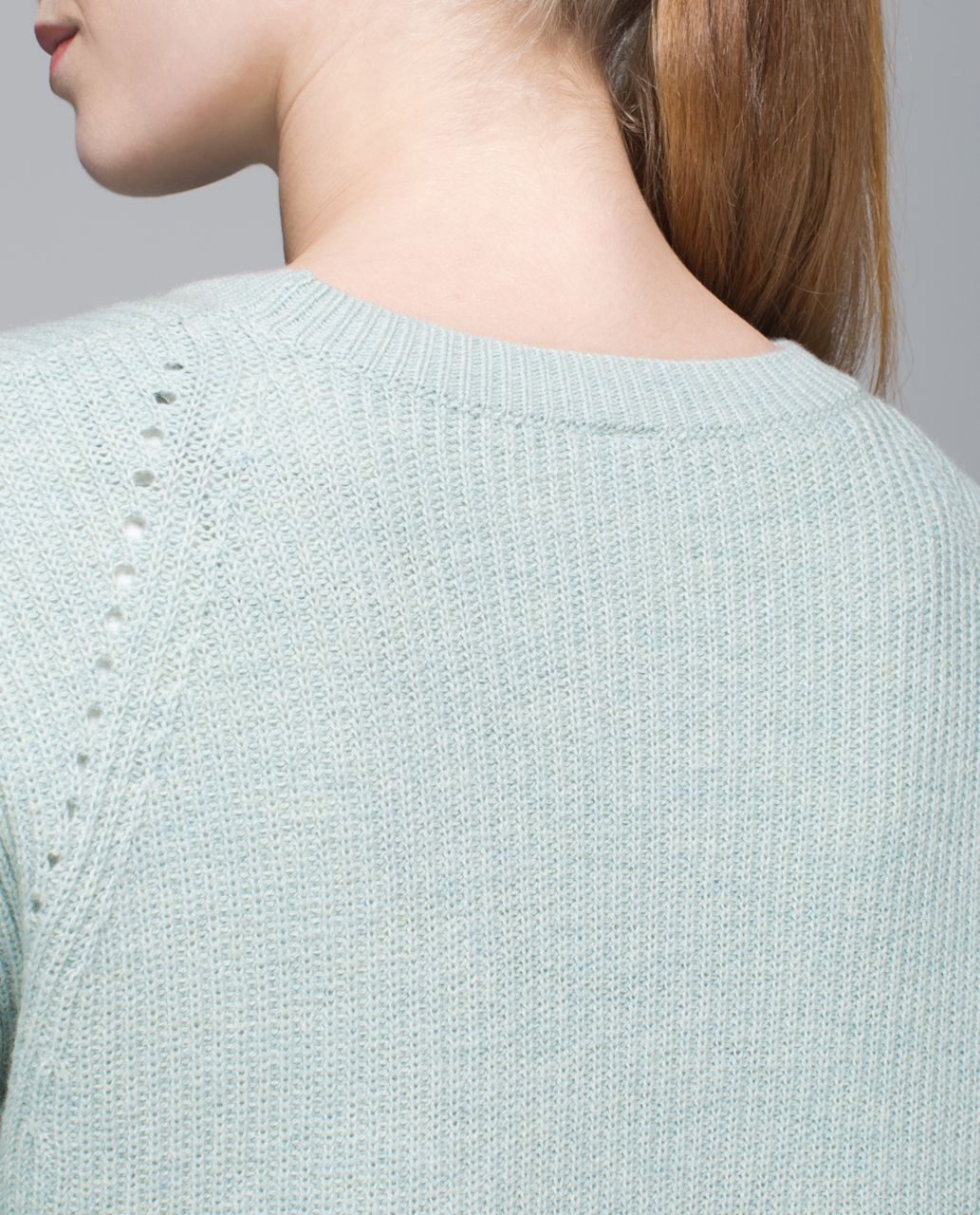 Lululemon Seva Sweater - Heathered Minty Grey