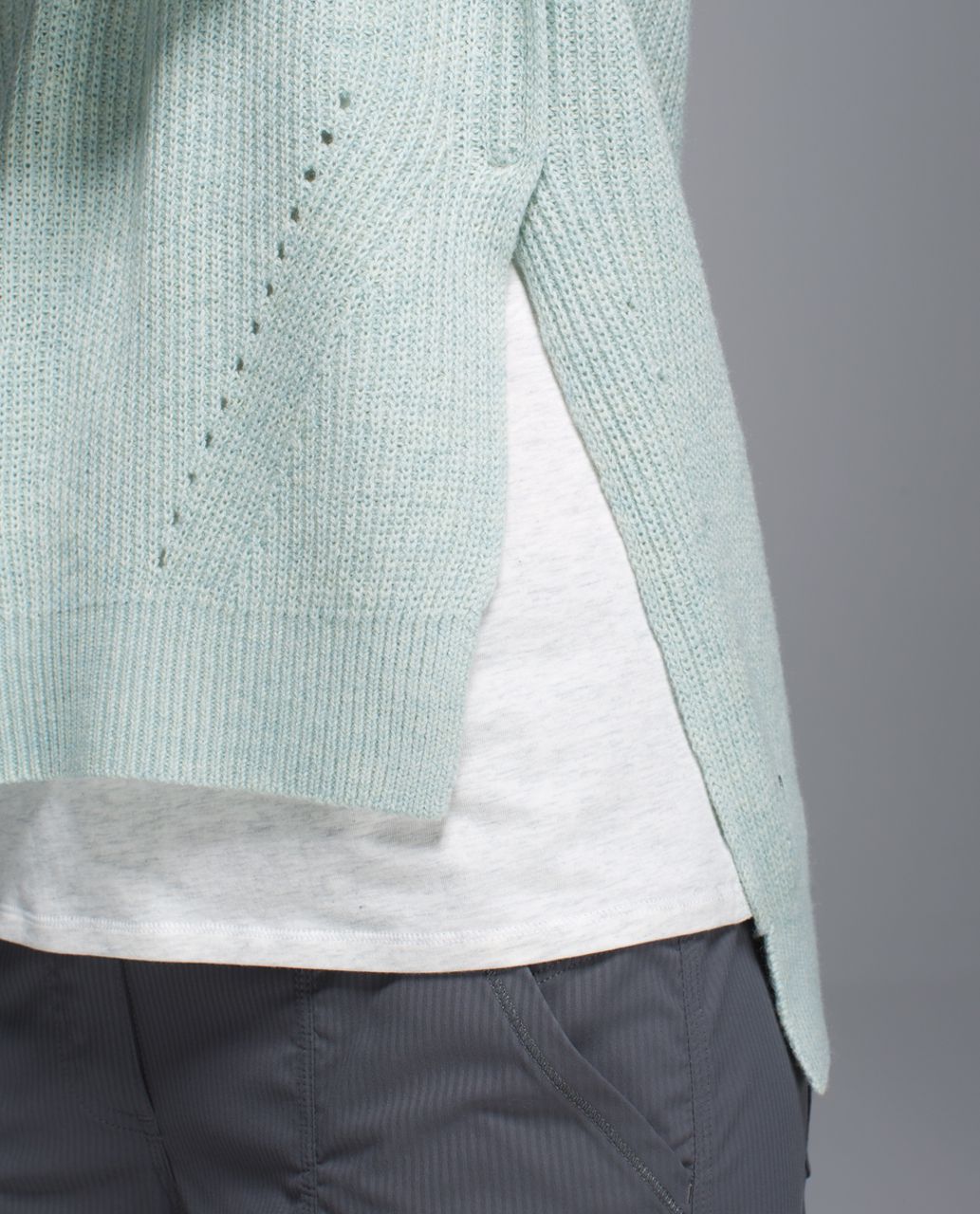 Lululemon Seva Sweater - Heathered Minty Grey