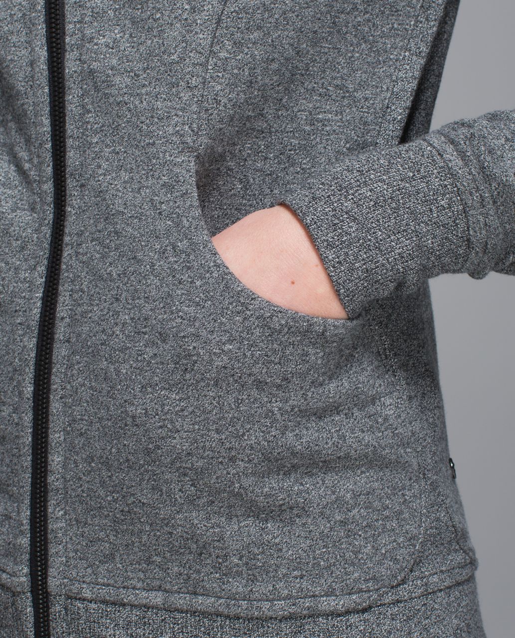 Lululemon On The Daily Hoodie - Heathered Speckled Black