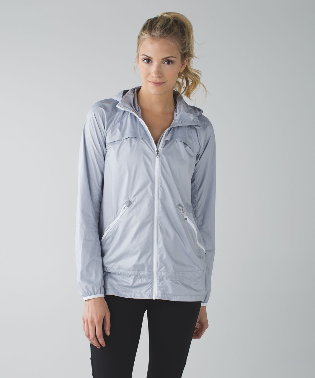 Lululemon Miss Misty Jacket II - Desert Snake Embossed Silver Fox / Silver Fox