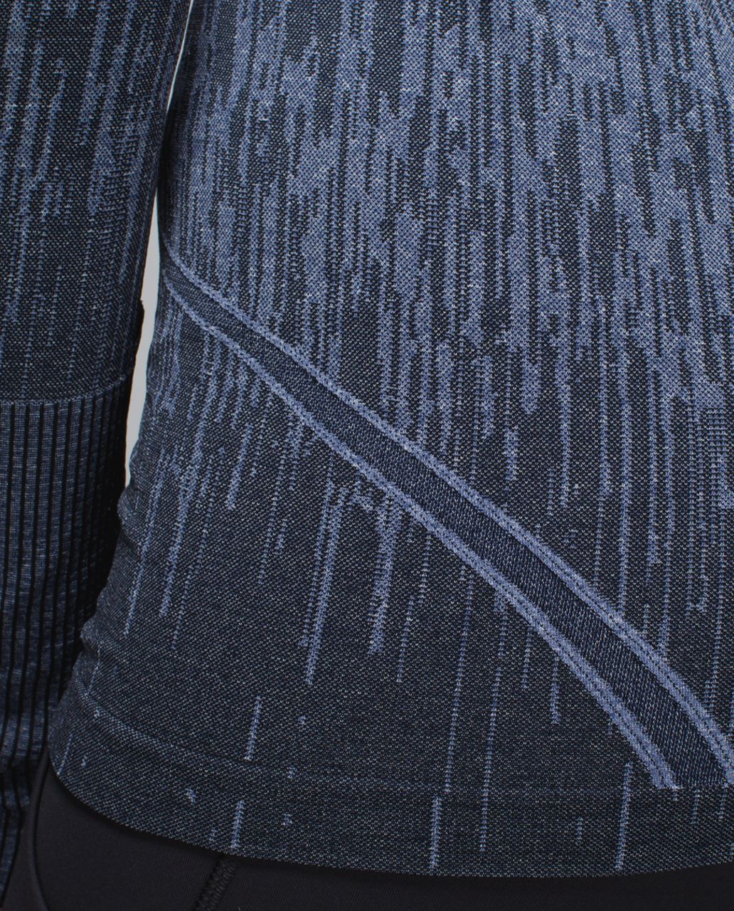 Lululemon Run:  Swiftly Tech Long Sleeve Crew - Heathered Deep Navy