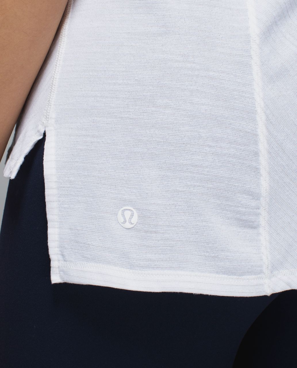 Lululemon Retreat Tee - Heathered White /  White