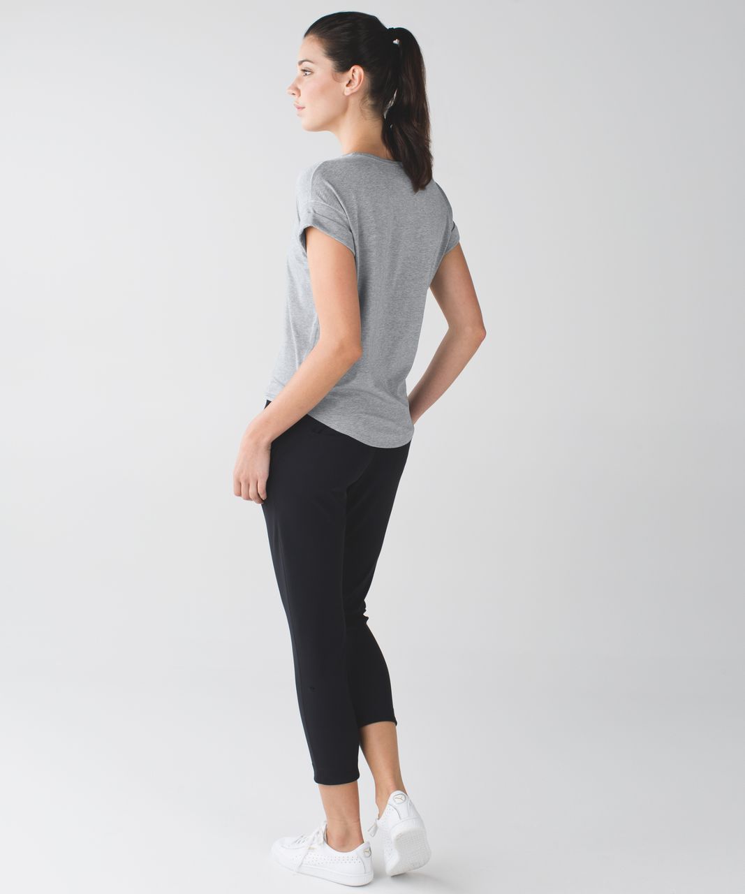 Lululemon Find Your Mantra Pant - Heathered Medium Grey / Heathered Dark  Grey - lulu fanatics