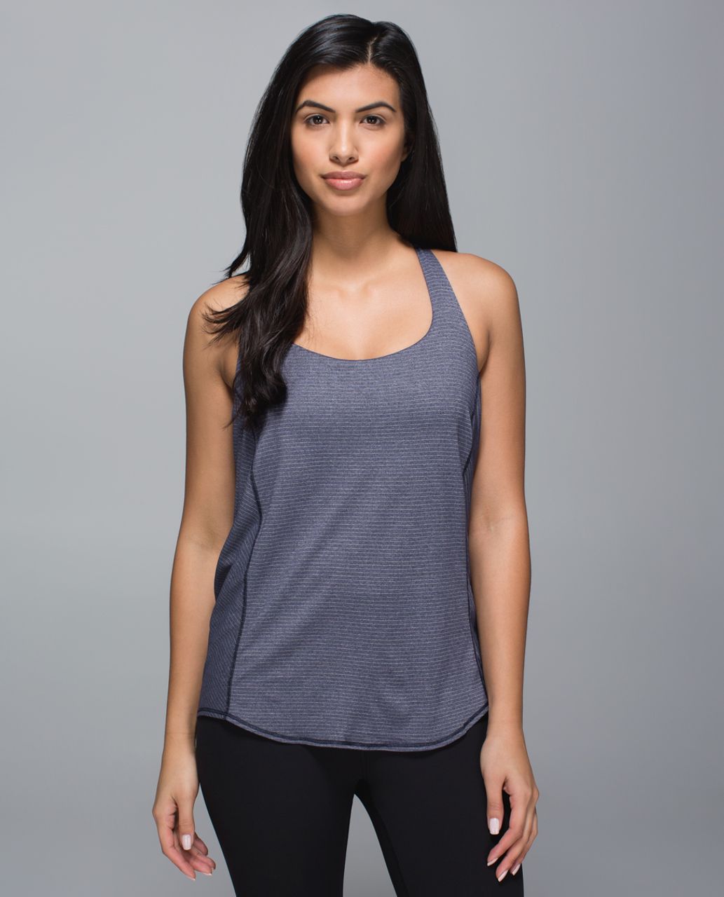 Lululemon Wild Tank - Heathered Deep Navy / Star Crushed Silver Fox ...