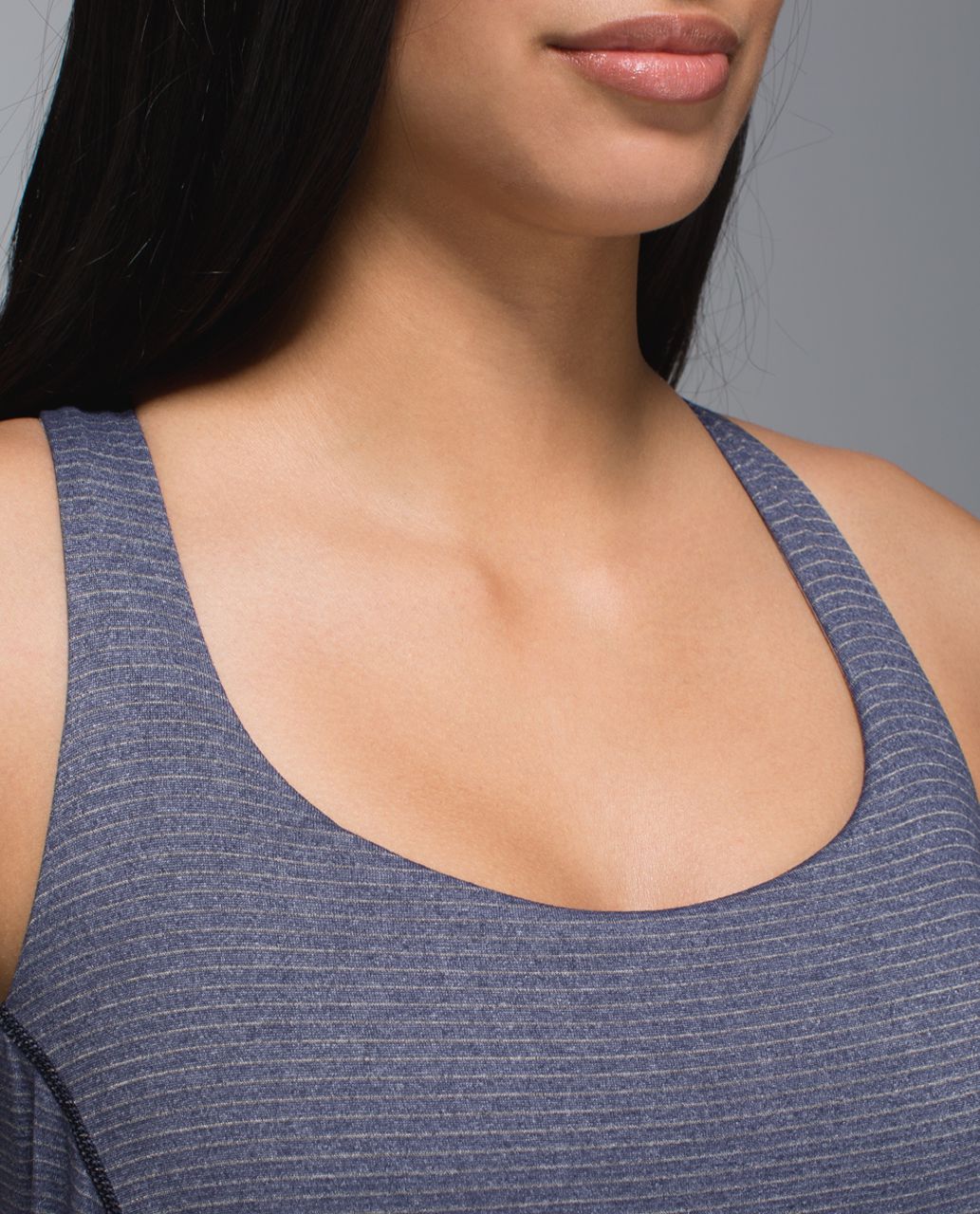 Lululemon Wild Tank - Heathered Deep Navy / Star Crushed Silver Fox Deep Navy