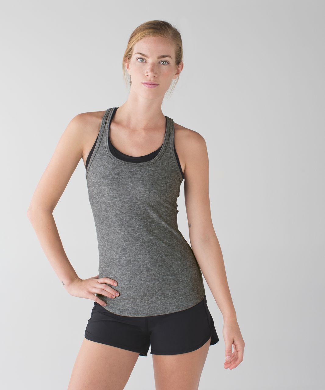 Lululemon Studio Racerback - Heathered Slate