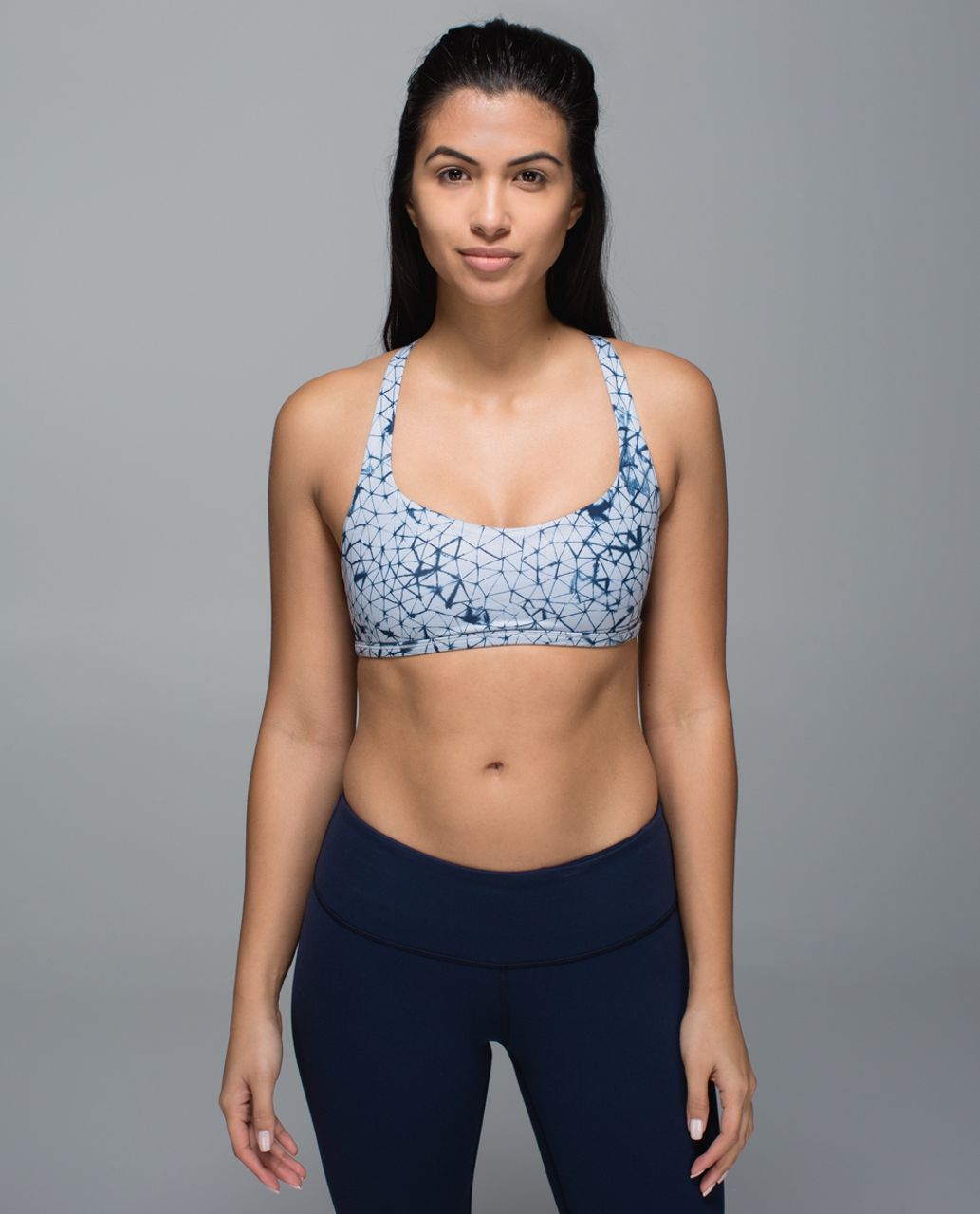 Lululemon Free To Be Bra (Wild) - Star Crushed Silver Fox Deep Navy / Black / Silver Fox