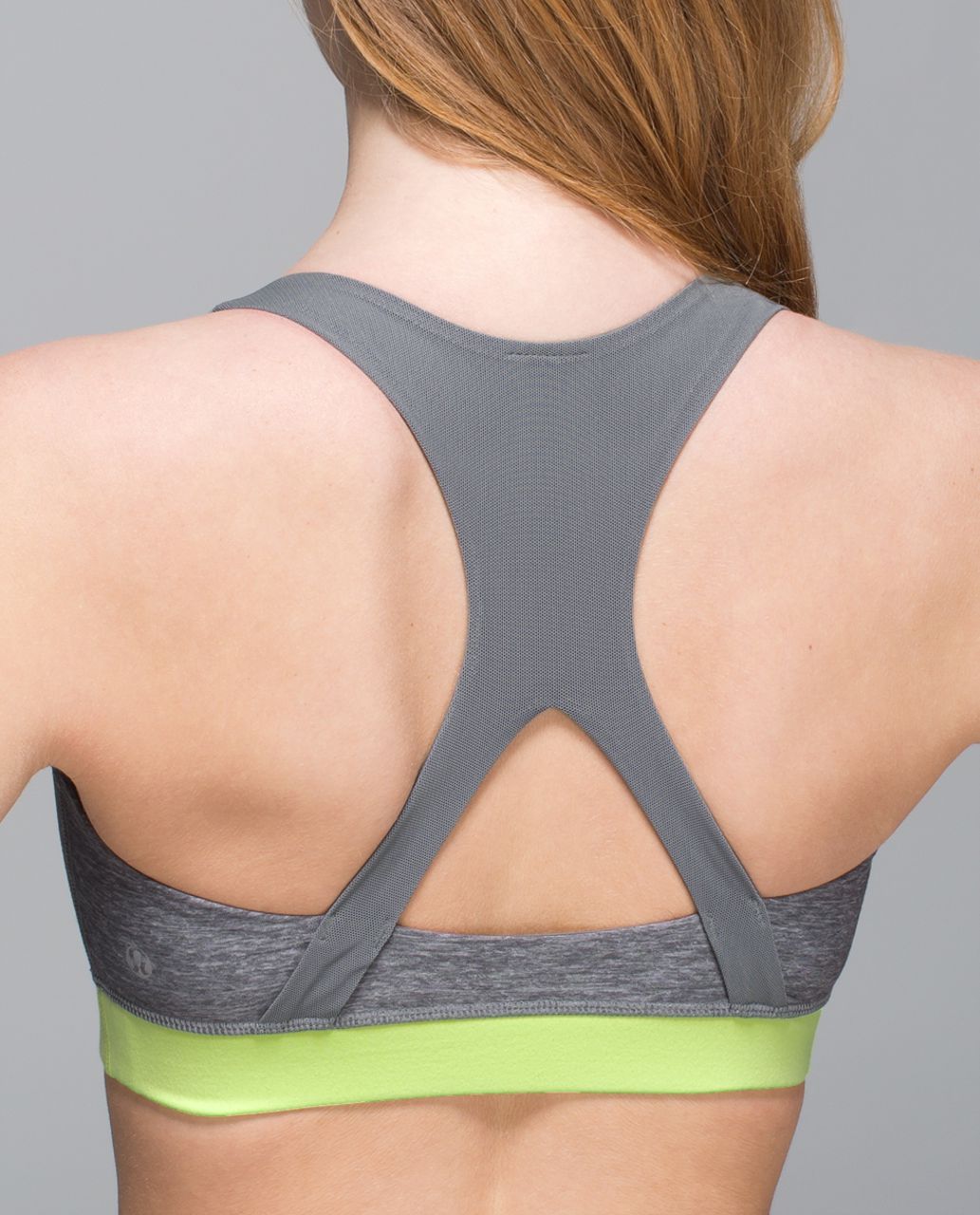 Lululemon 50 Rep Bra - Heathered Slate / Clear Mint / Slate