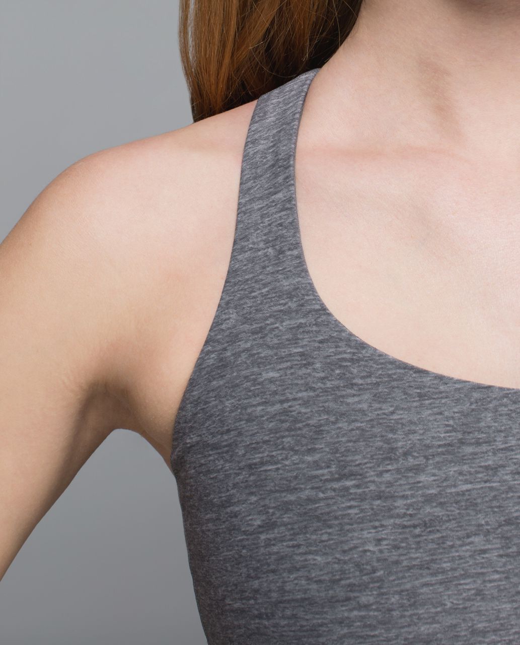 Lululemon 50 Rep Bra - Heathered Slate / Clear Mint / Slate