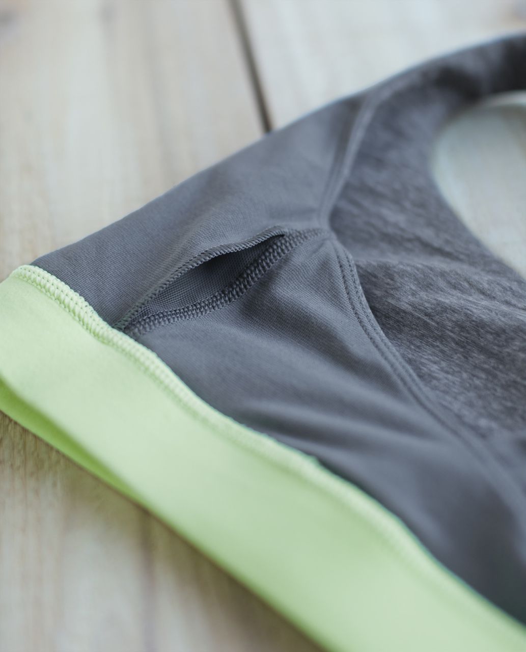 Lululemon 50 Rep Bra - Heathered Slate / Clear Mint / Slate