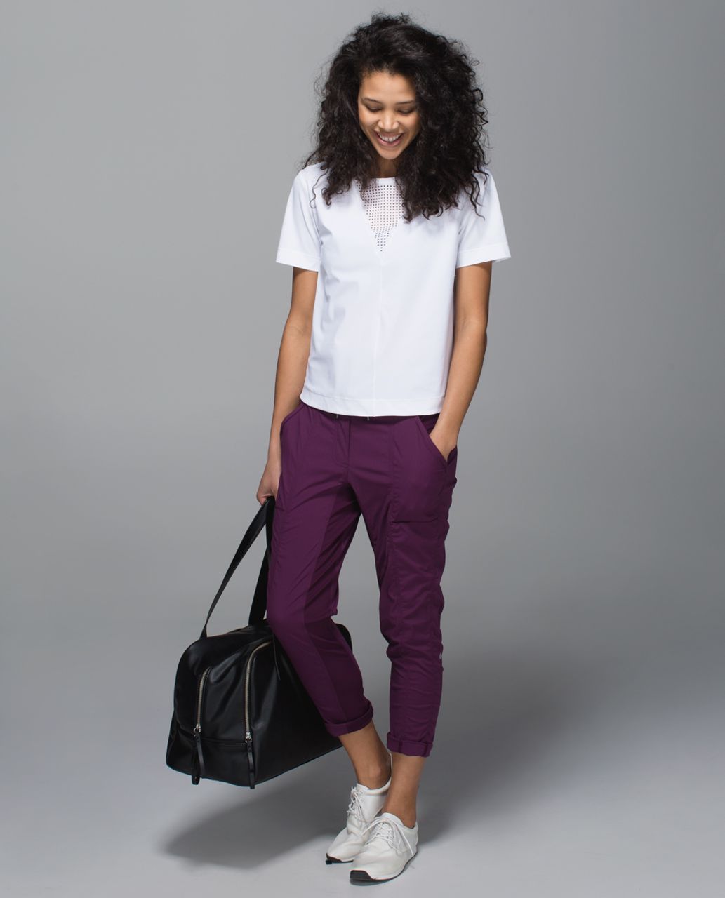 Lululemon street to studio pants review regal plum 1 - Agent Athletica