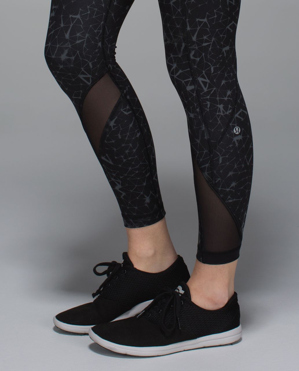 Lululemon Inspire Tight II *Full-On Luxtreme (Mesh) - Star Crushed Coal  Black / Black - lulu fanatics