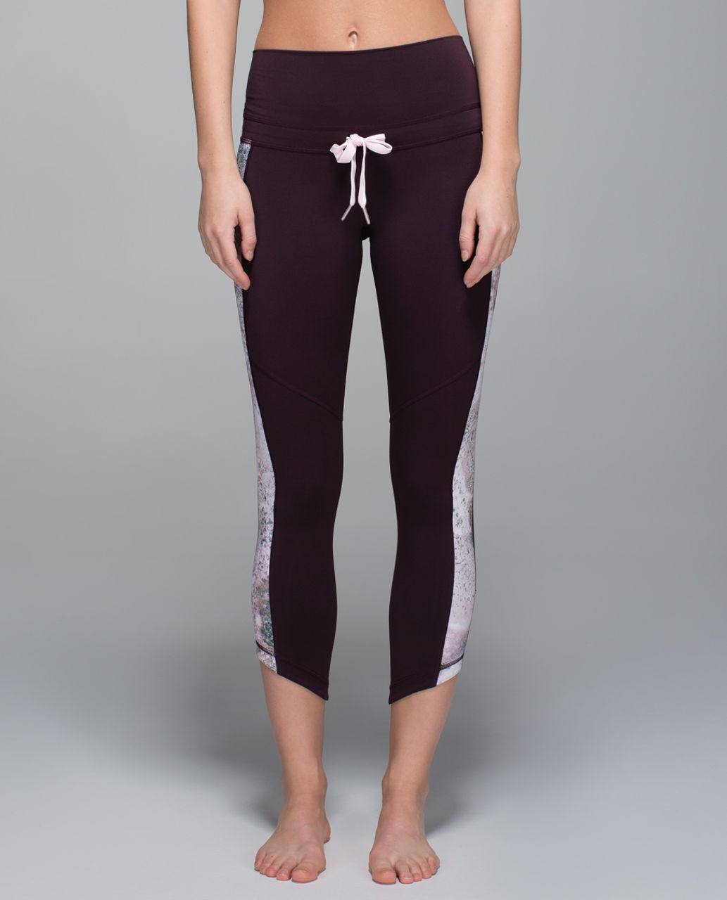 Lululemon Retreat 7/8 Pant - Black Cherry / Sugar Crush Multi