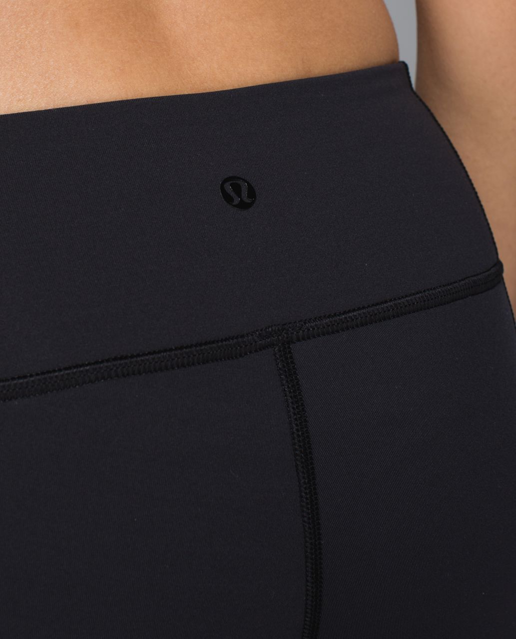 Lululemon If You're Lucky Crop *Full-On Luxtreme - Black /  Heathered Black