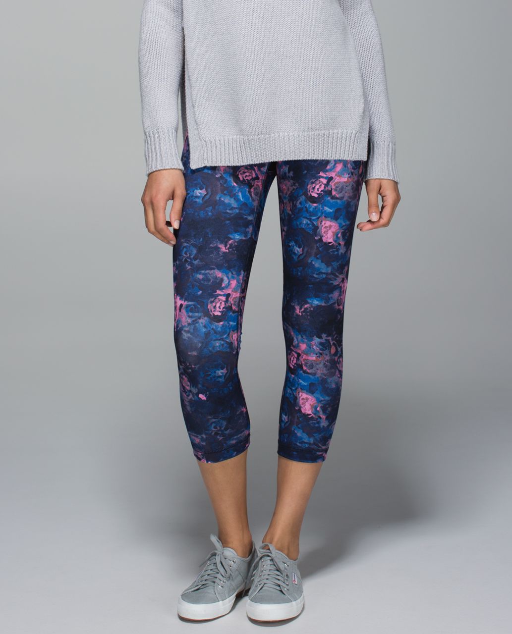 Lululemon Wunder Under Crop II *Full-On Luon - Moody Mirage Bark