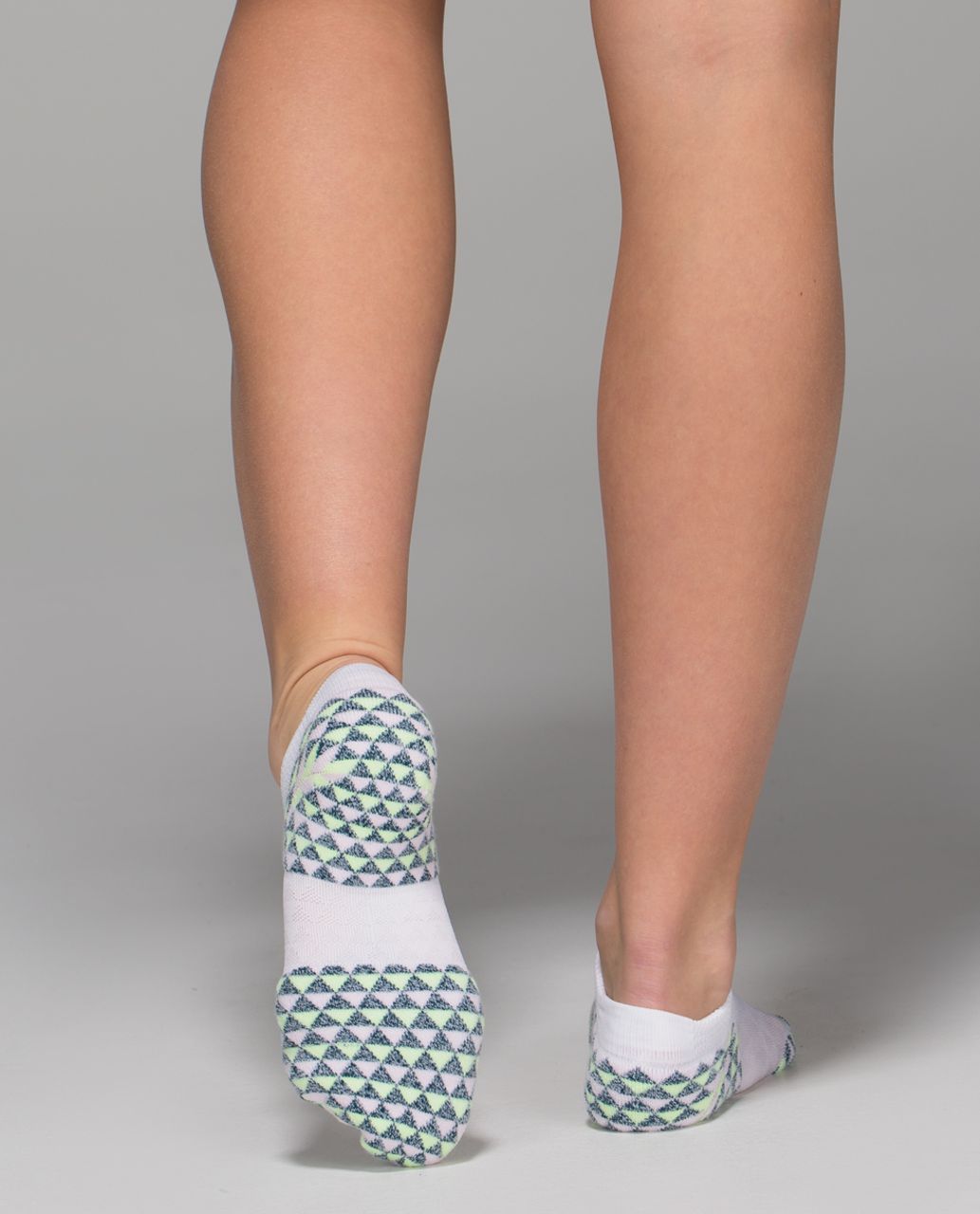 Lululemon Women's Ultimate Padded Run Sock - Aztec Confetti Alberta Lake Strawberry Milkshake Clear Mint