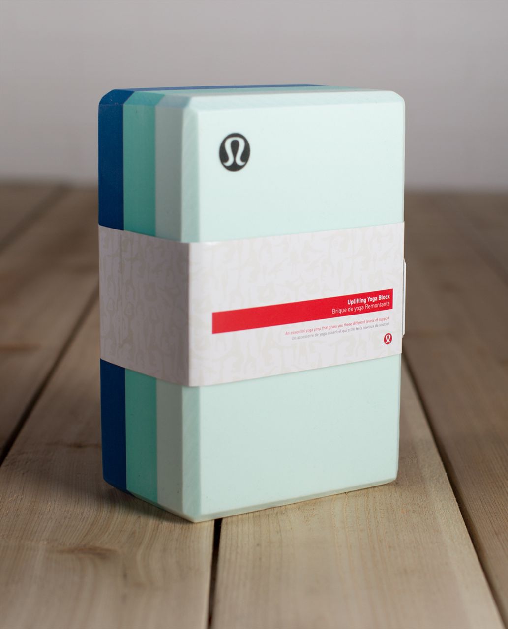 Lululemon Uplifting Yoga Block - Harbor Blue / Menthol / Sea Mist