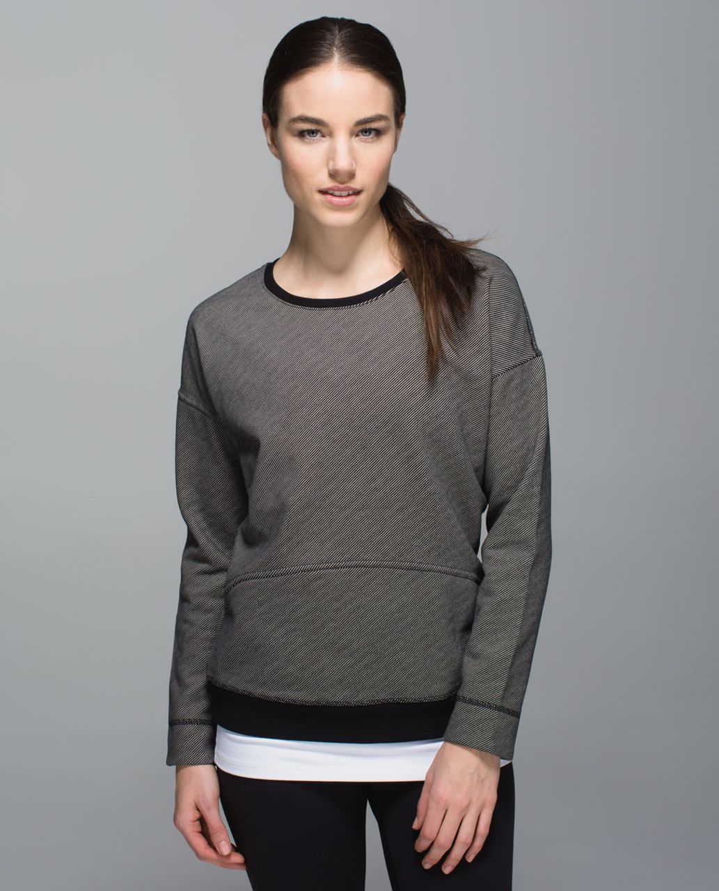 Lululemon Keep It Cozy Crew - Black - lulu fanatics