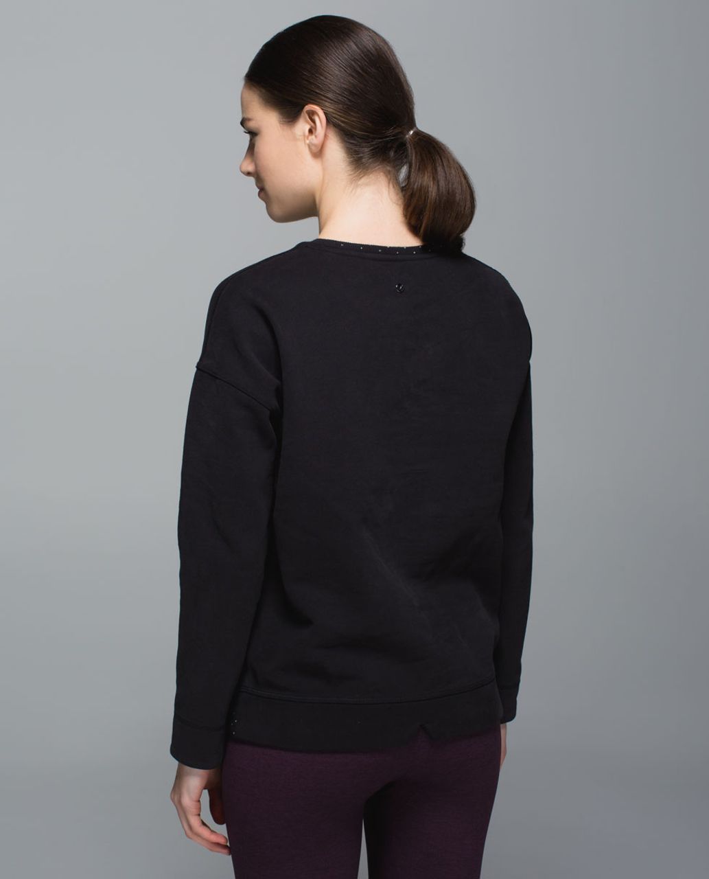 Lululemon Keep It Cozy Crew - Black - lulu fanatics