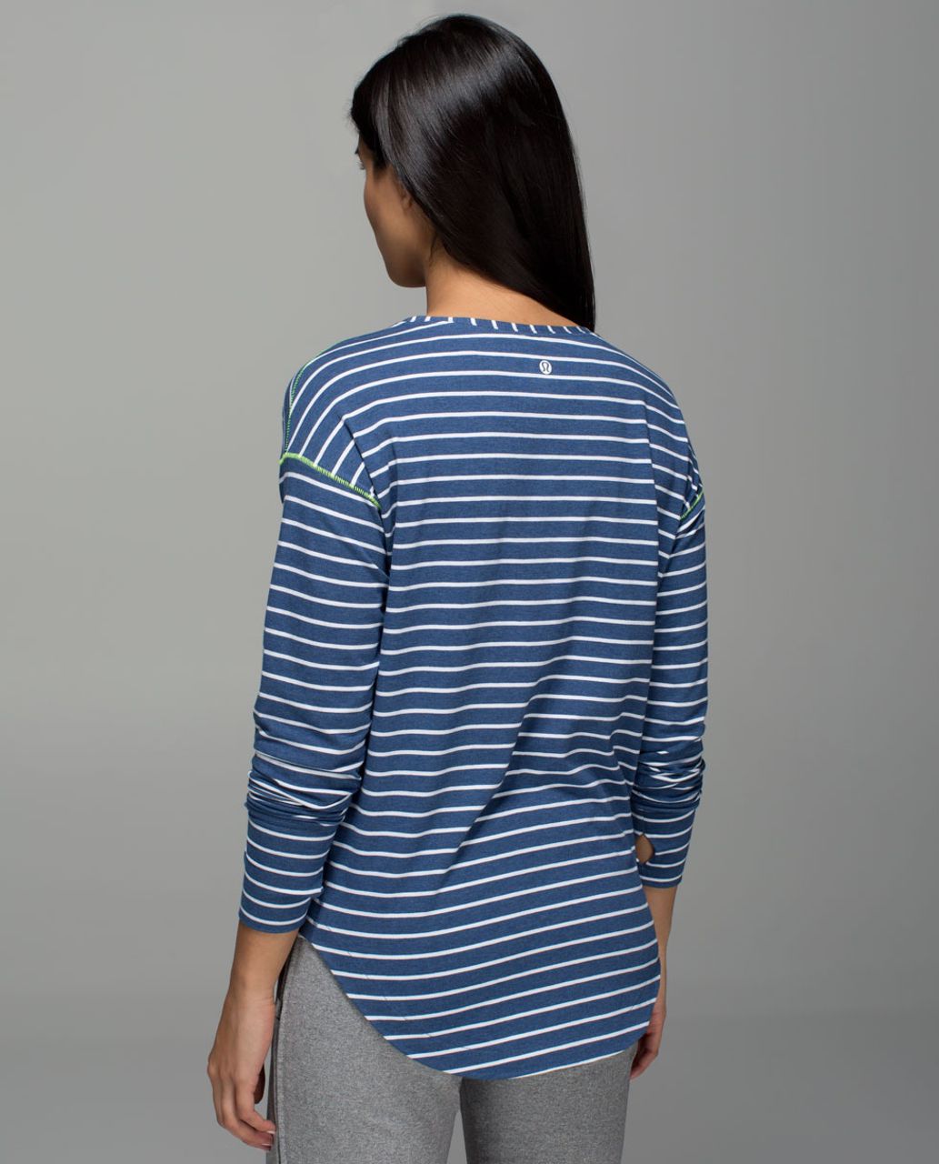 Lululemon Weekend Long Sleeve - Lux Indigo / White