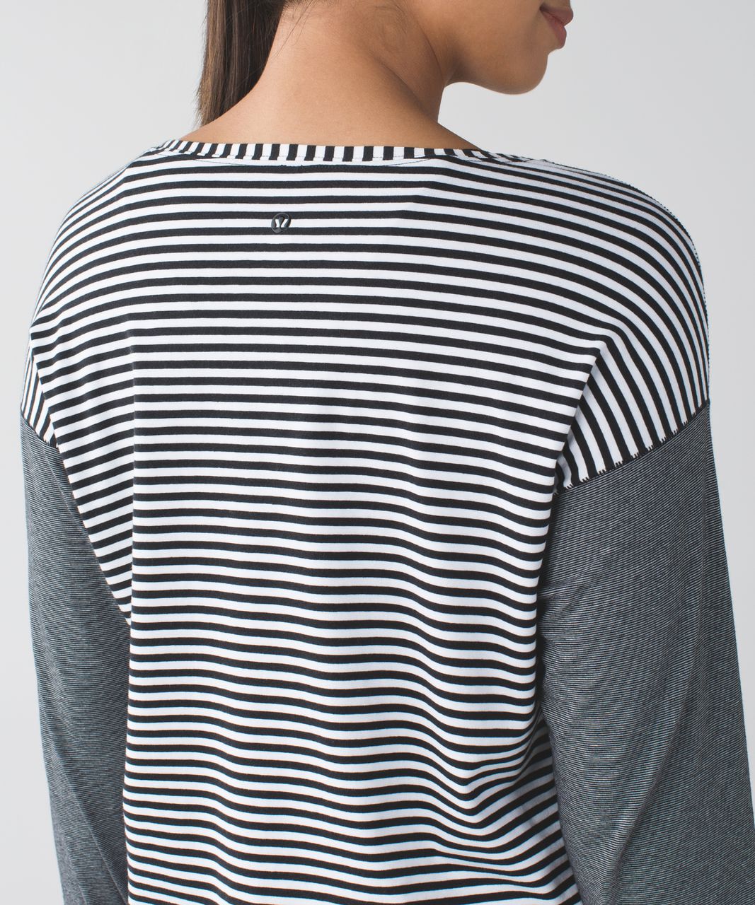 Lululemon Weekend Long Sleeve - Classic Stripe Black White