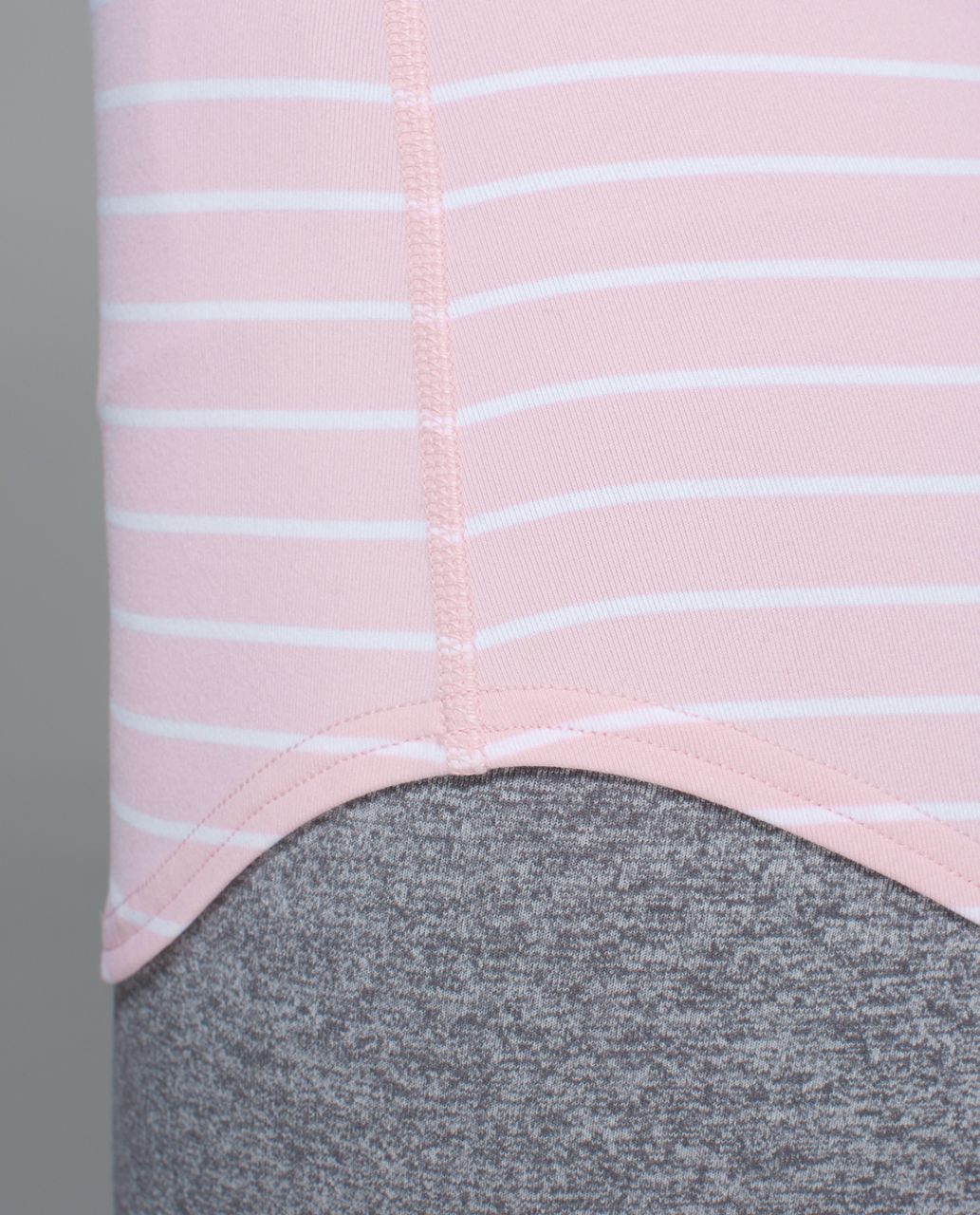 Lululemon Studio Racerback - Quiet Stripe Strawberry Milkshake White ...