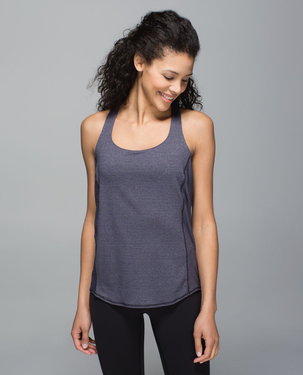 Lululemon Wild Tank - Heathered Naval Blue / Naval Blue