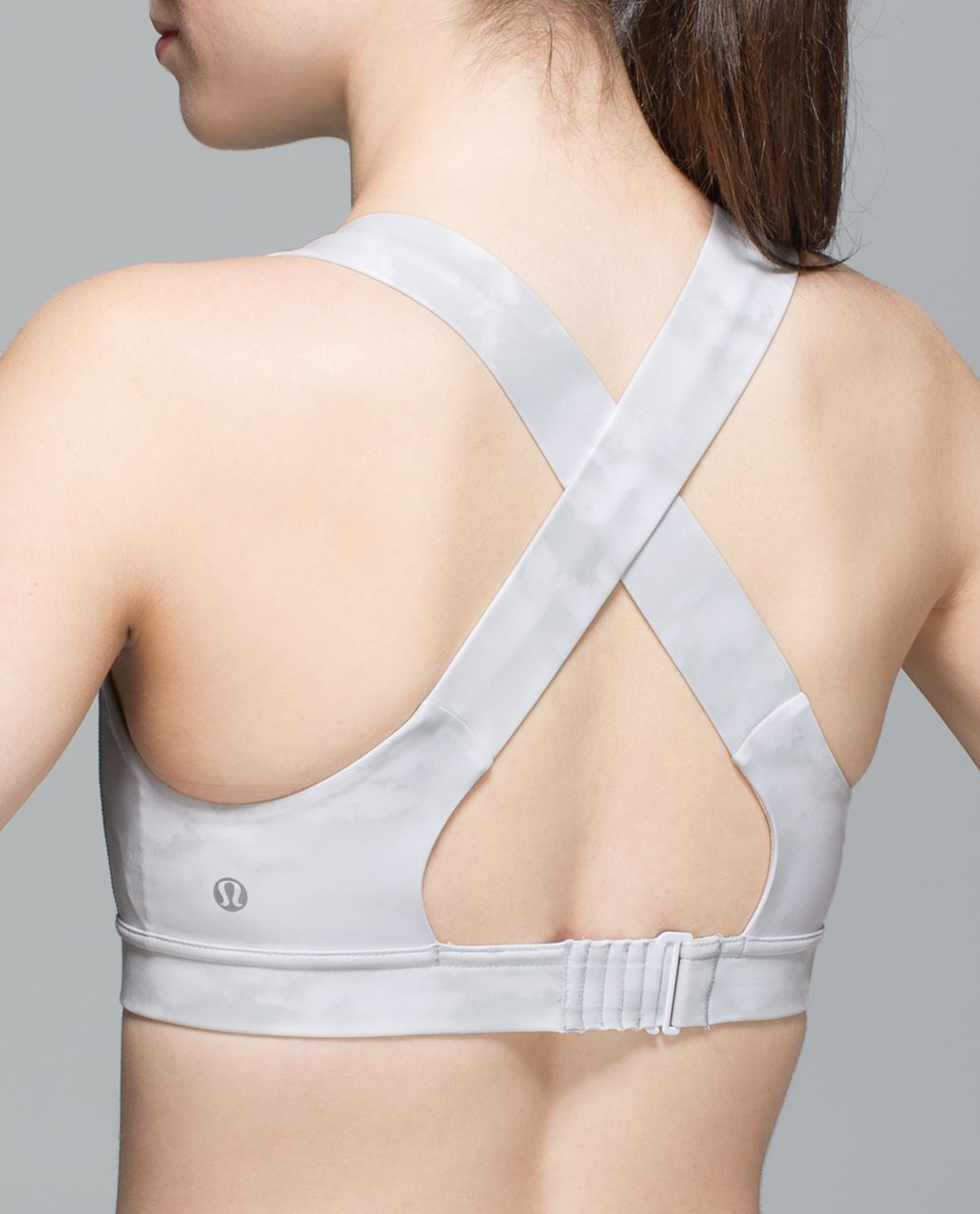 Lululemon All Sport Bra *Adjustable - Nimbus Puff White Silver