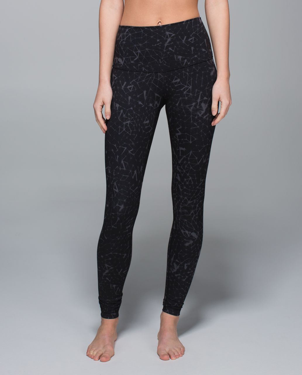 Lululemon Wunder Under Pant *Textured - Black / Deep Coal - lulu fanatics