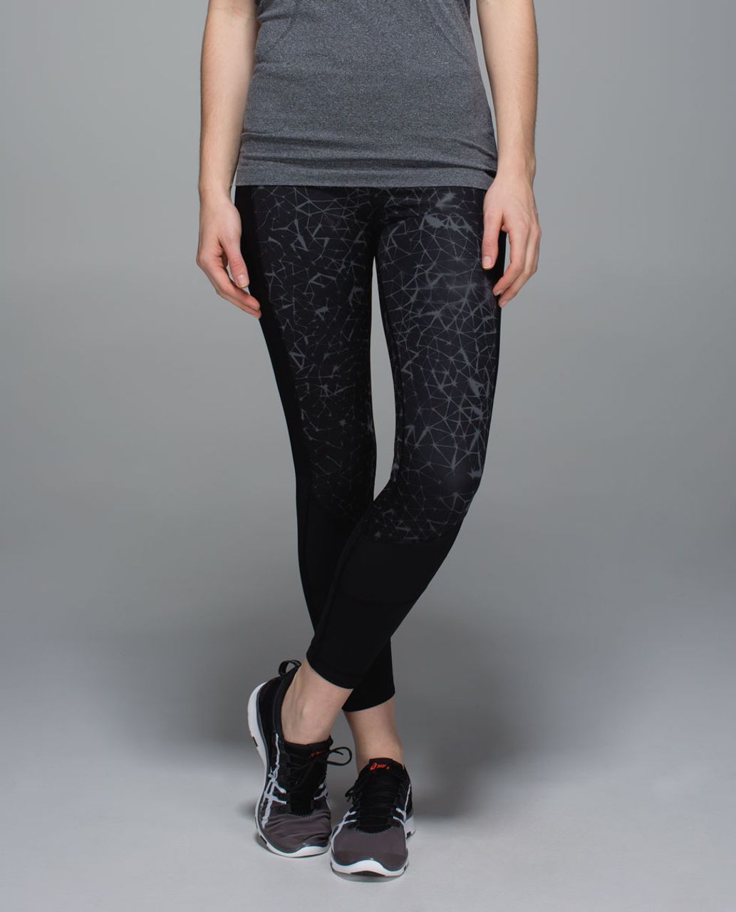 Lululemon Trail Bound 7/8 Tight *Full-On Luxtreme - Star Crushed Coal Black / Black