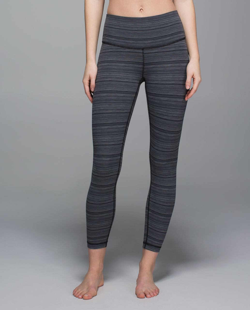 Lululemon High Times Pant *Luxtreme - Cyber Stripe Deep Coal Black