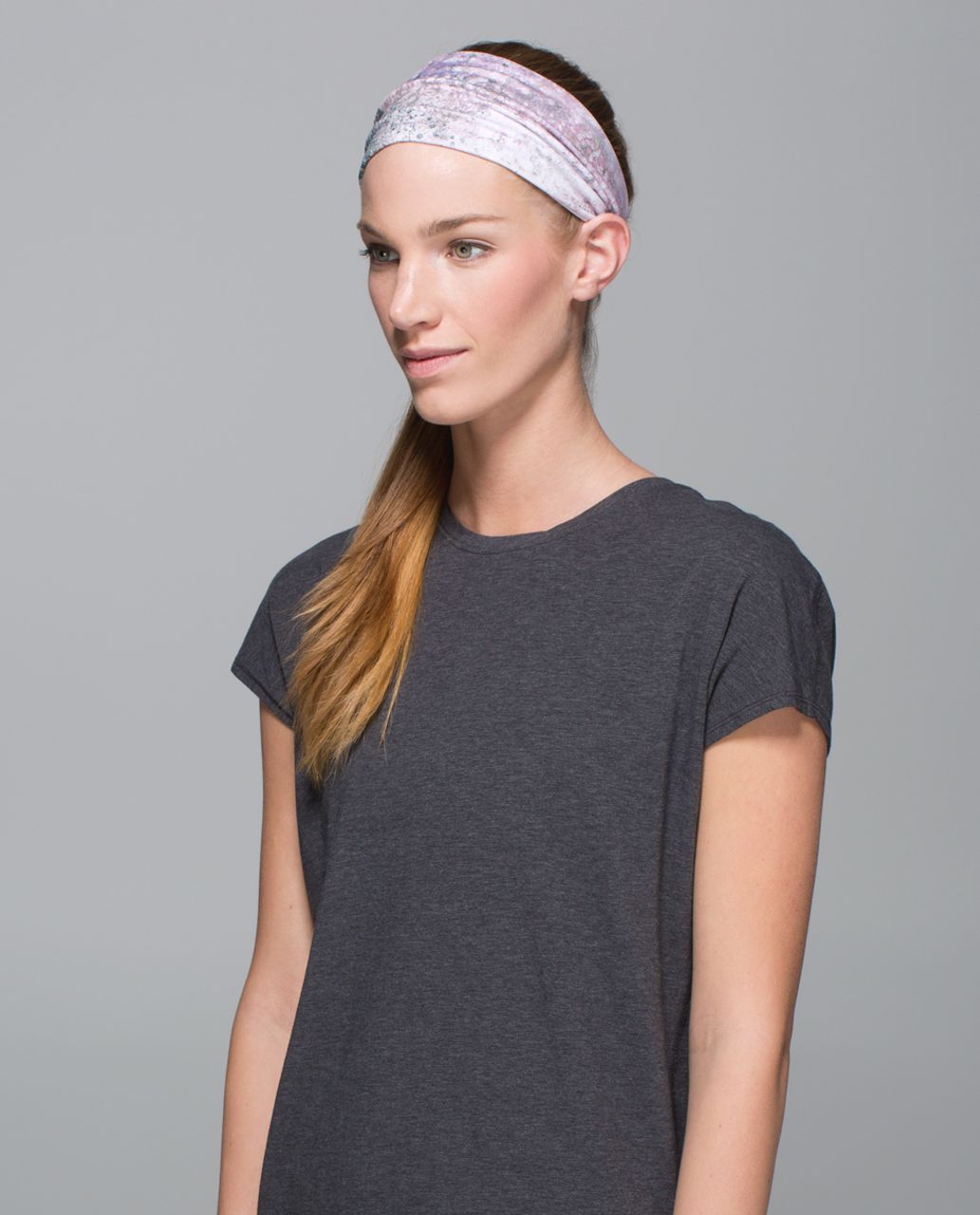 Lululemon Fringe Fighter Headband - Sugar Crush Multi / Heathered Strawberry Milkshake