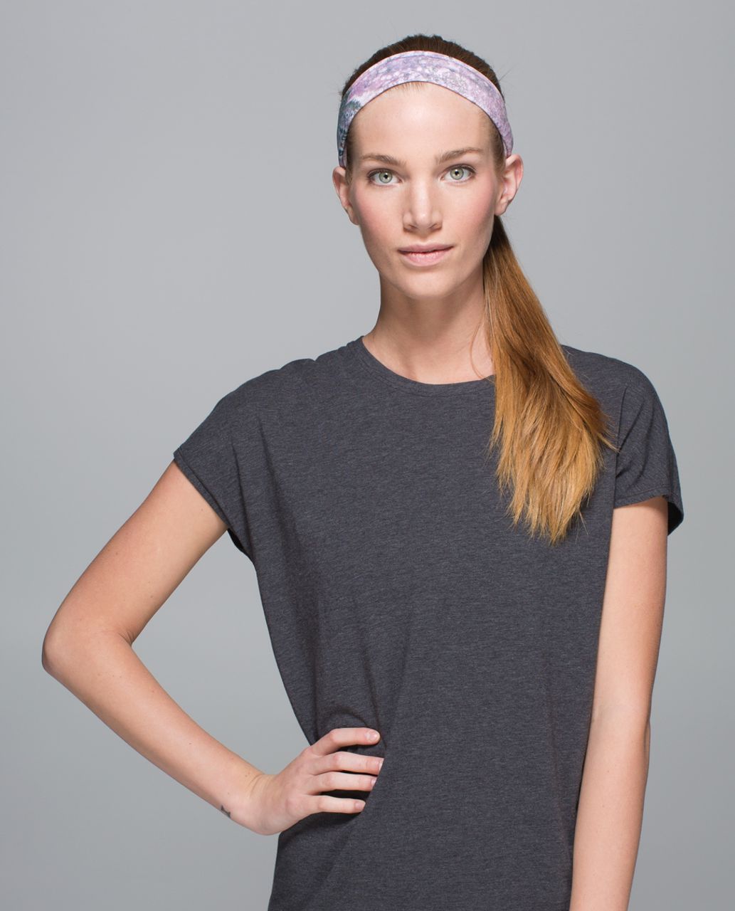 Lululemon Fringe Fighter Headband - Sugar Crush Multi / Heathered Strawberry Milkshake