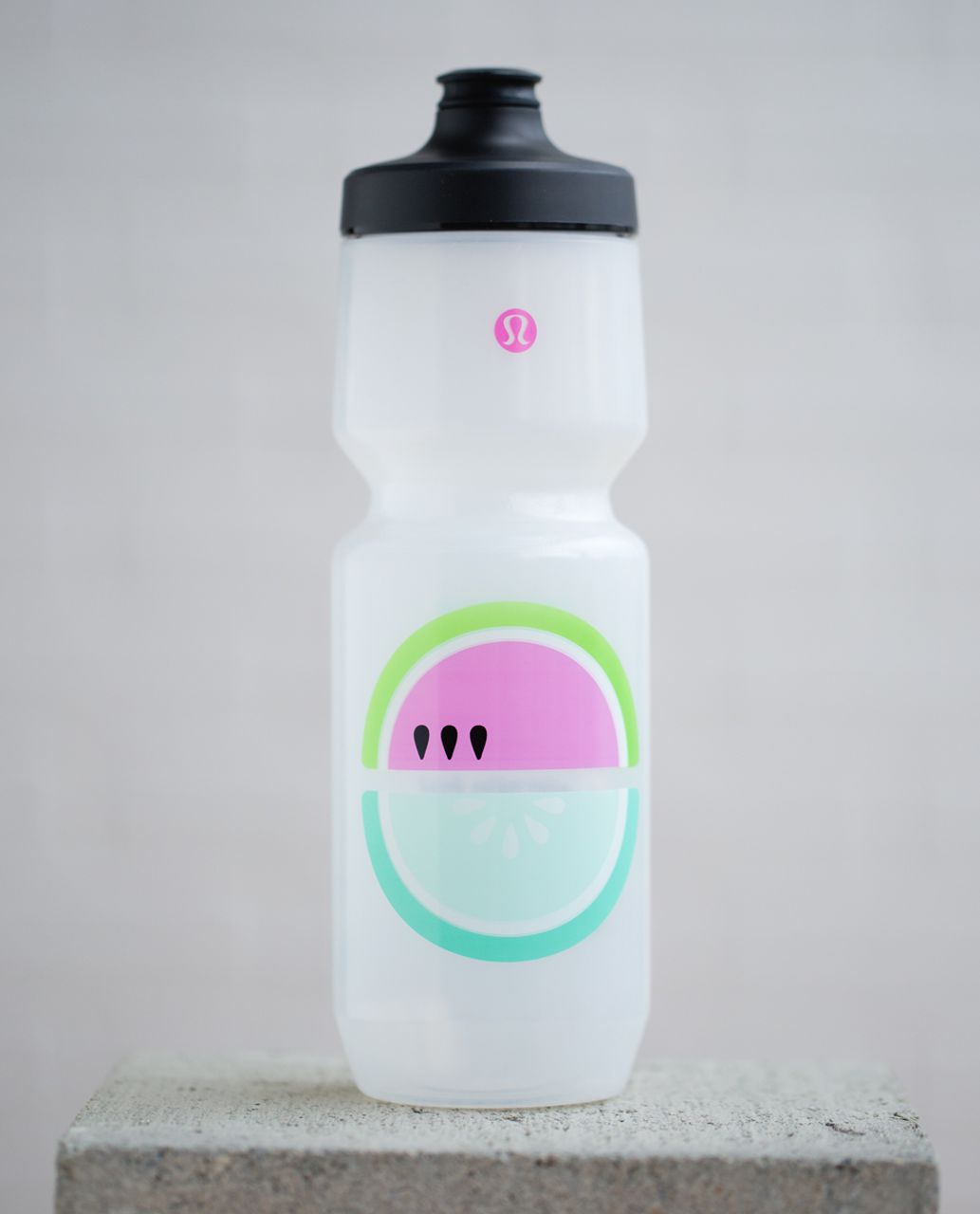 Lululemon Purist Cycling Water Bottle - Spiked Splash Sea Mist Vintage Pink