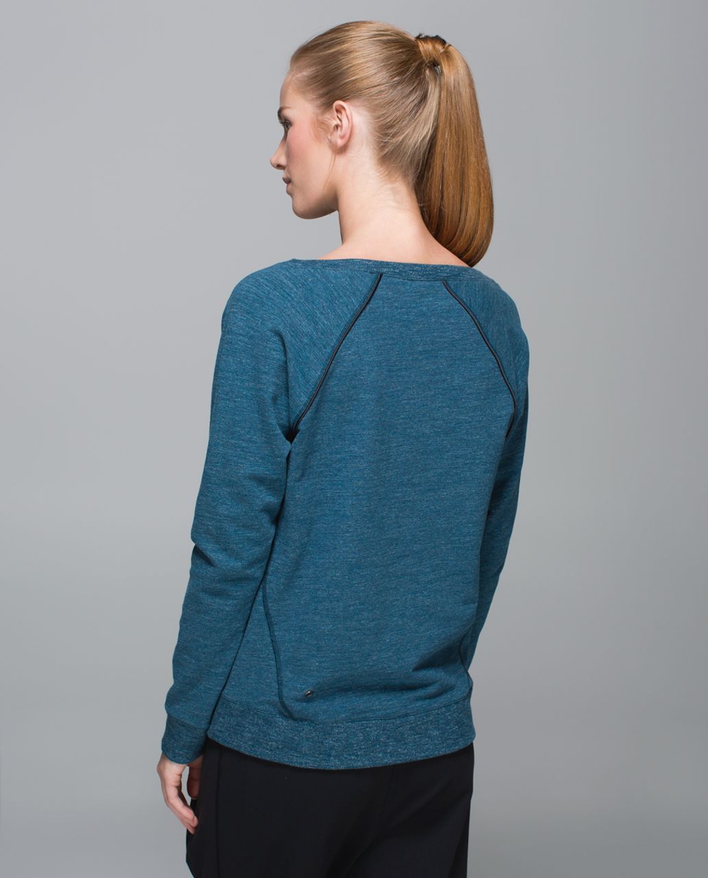 Lululemon Crew Love Pullover - Heathered Denim Alberta Lake