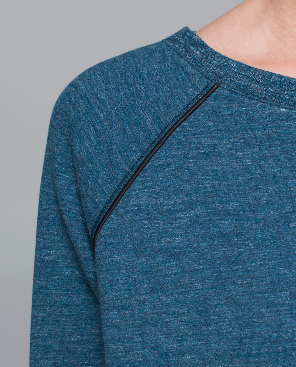 Lululemon Crew Love Pullover - Heathered Denim Alberta Lake