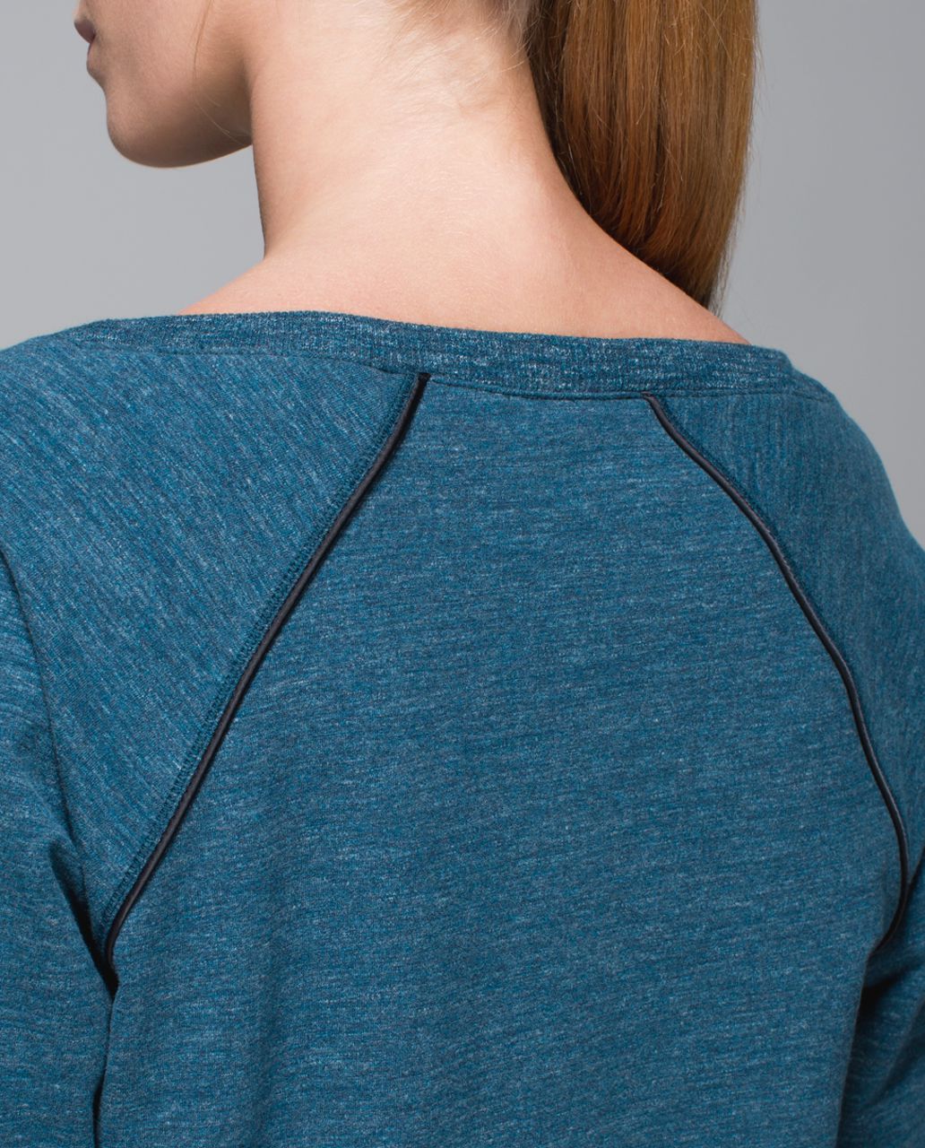 Lululemon Crew Love Pullover - Heathered Denim Alberta Lake