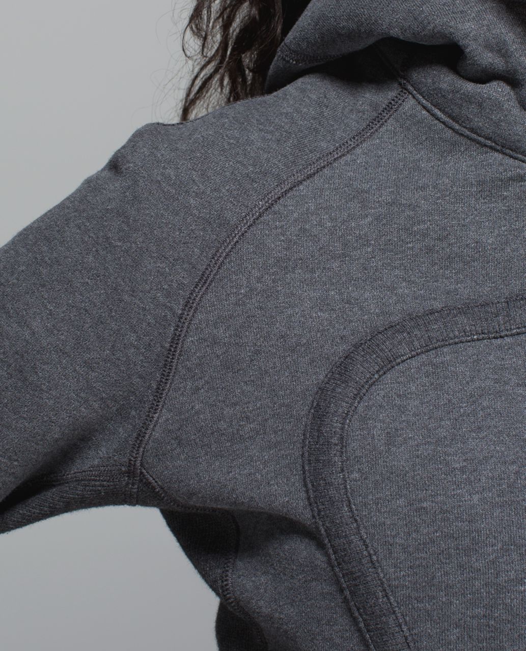 Lululemon Scuba Hoodie II - Heathered Dark Grey / Black - lulu fanatics