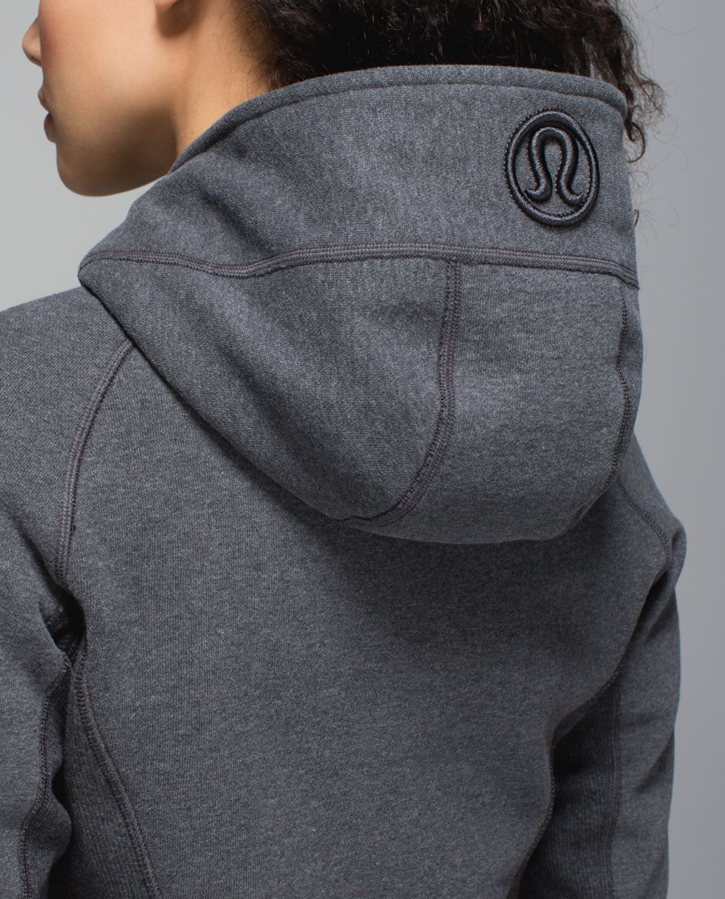 Lululemon Scuba Hoodie II - Heathered Dark Grey / Black - lulu