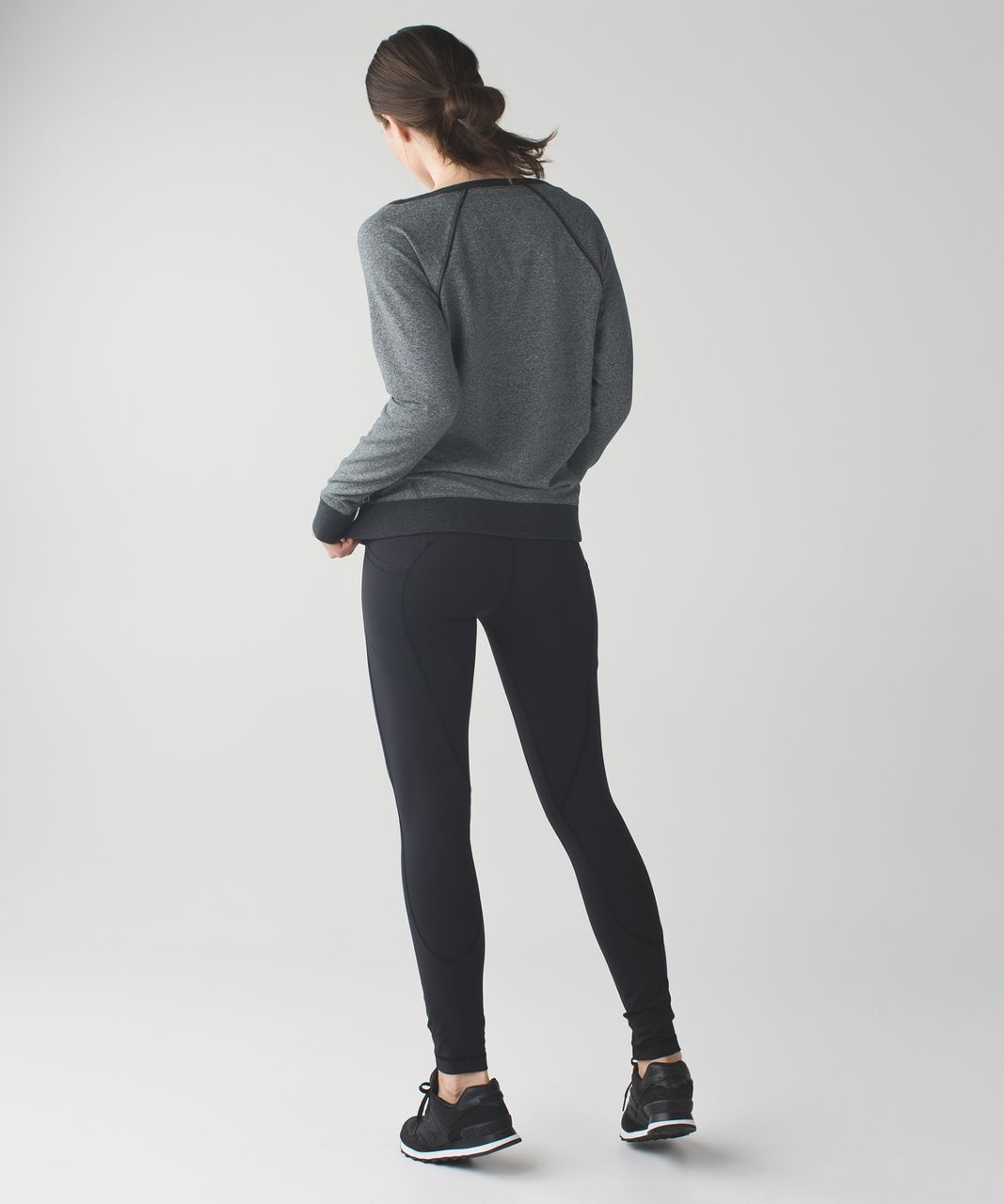 Lululemon Crew Love Pullover (First Release) - Heathered Speckled Black