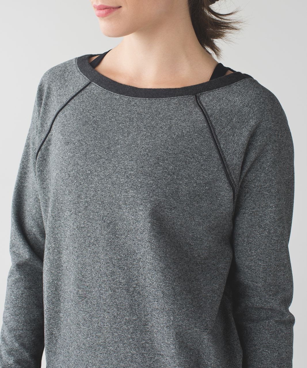 Lululemon Crew Love Pullover (First Release) - Heathered Speckled Black