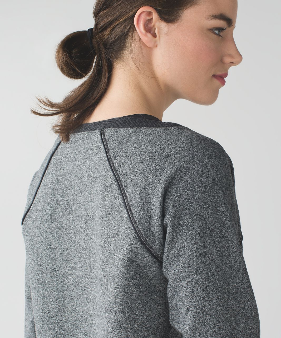 Lululemon Crew Love Pullover (First Release) - Heathered Speckled Black