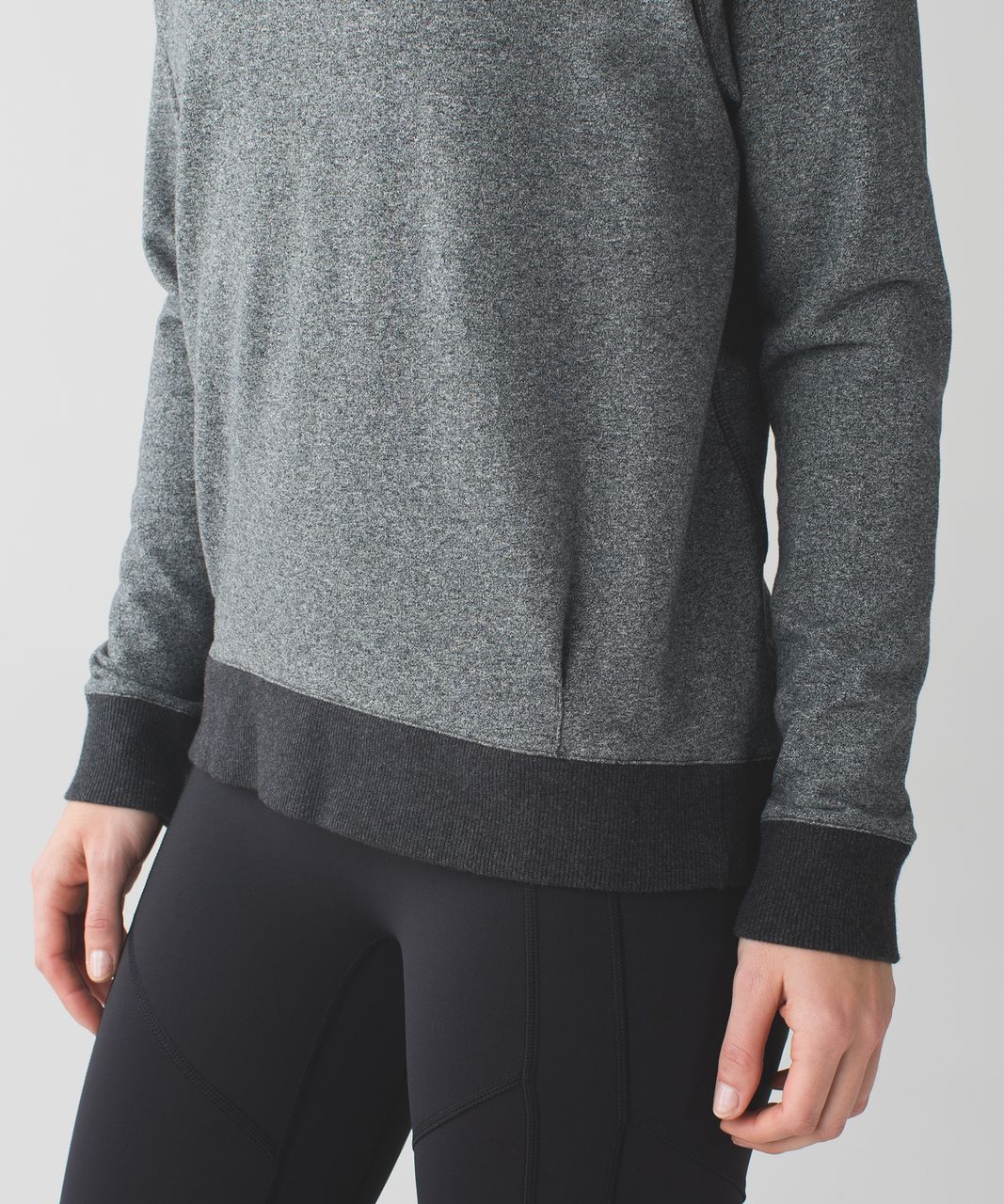 Lululemon Crew Love Pullover (First Release) - Heathered Speckled Black